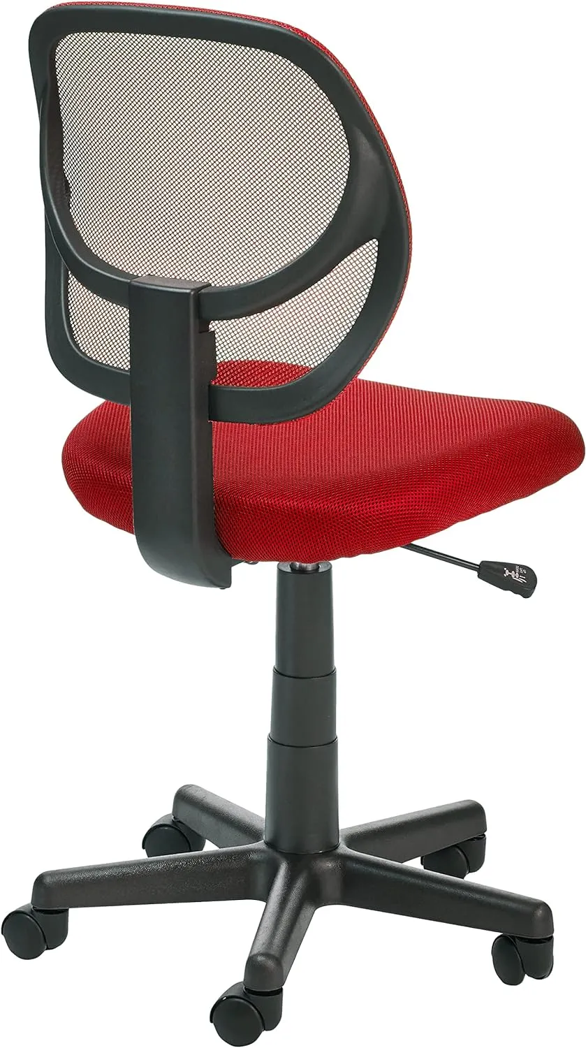 Upholstered Task and Computer Office Chair with Mesh Back