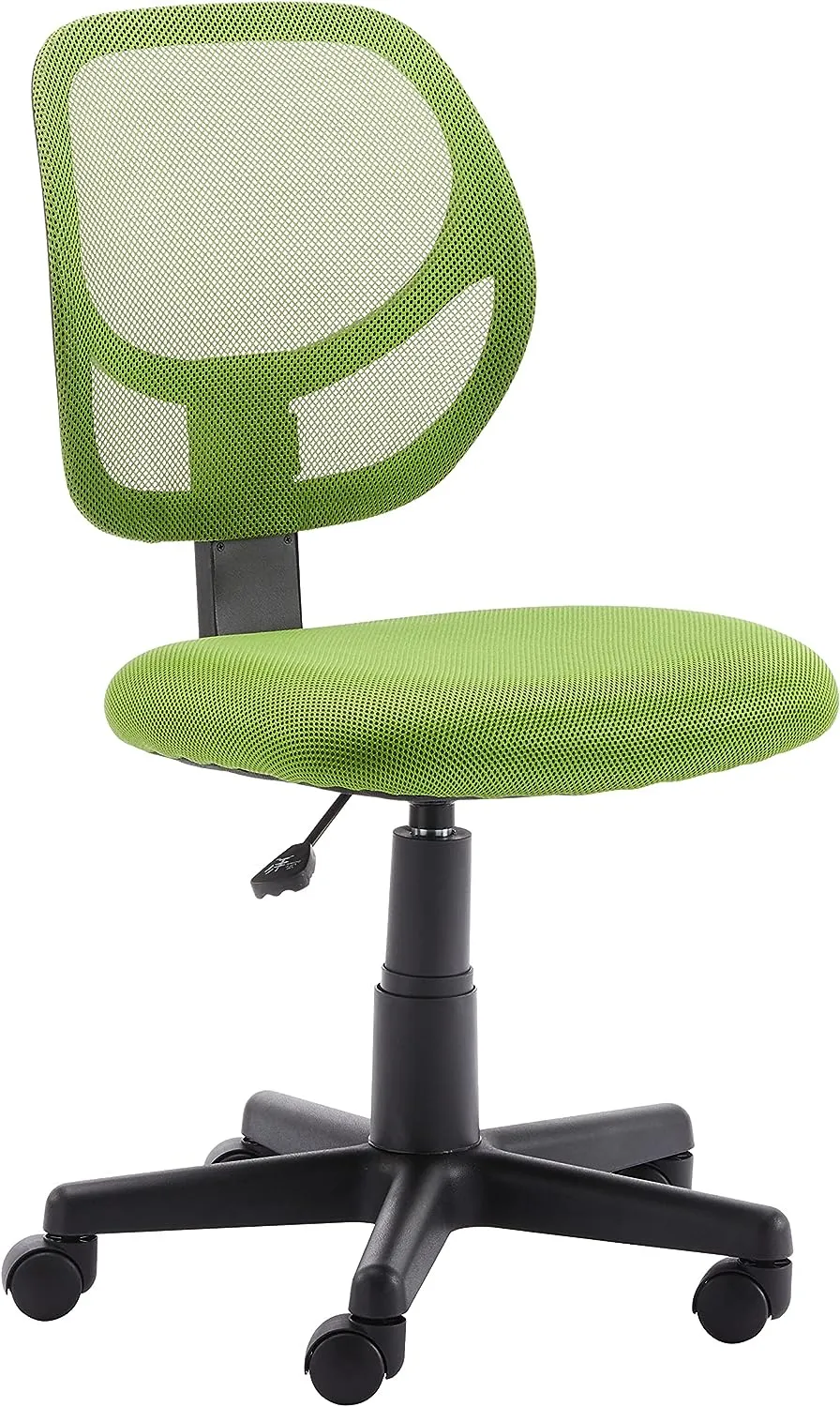 Upholstered Task and Computer Office Chair with Mesh Back