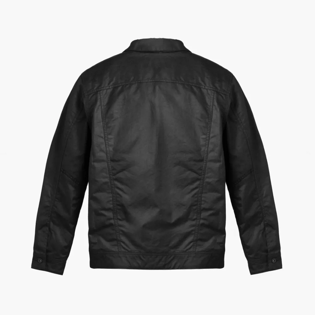 Waxed Canvas Field Jacket | Black