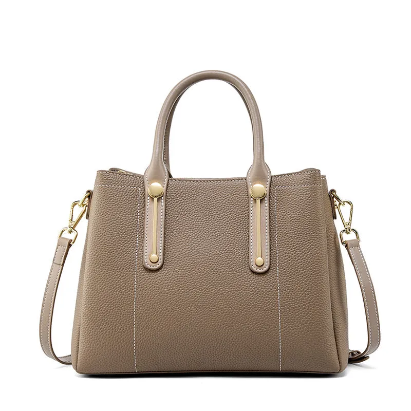 Women Casual Fashion Leather Shoulder Tote Bag