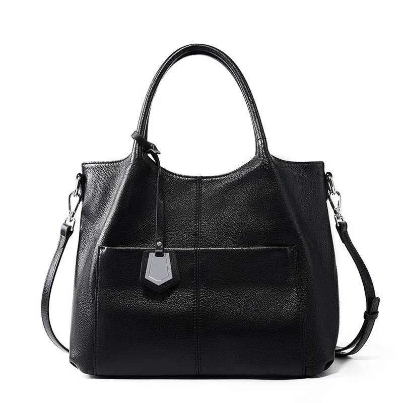 Women Casual Fashion Soft Cowhide Leather Shoulder Bag