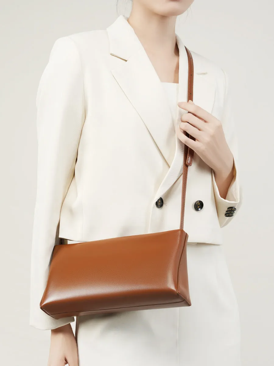 Women Minimalism Fashoin Leather Shoulder Bag