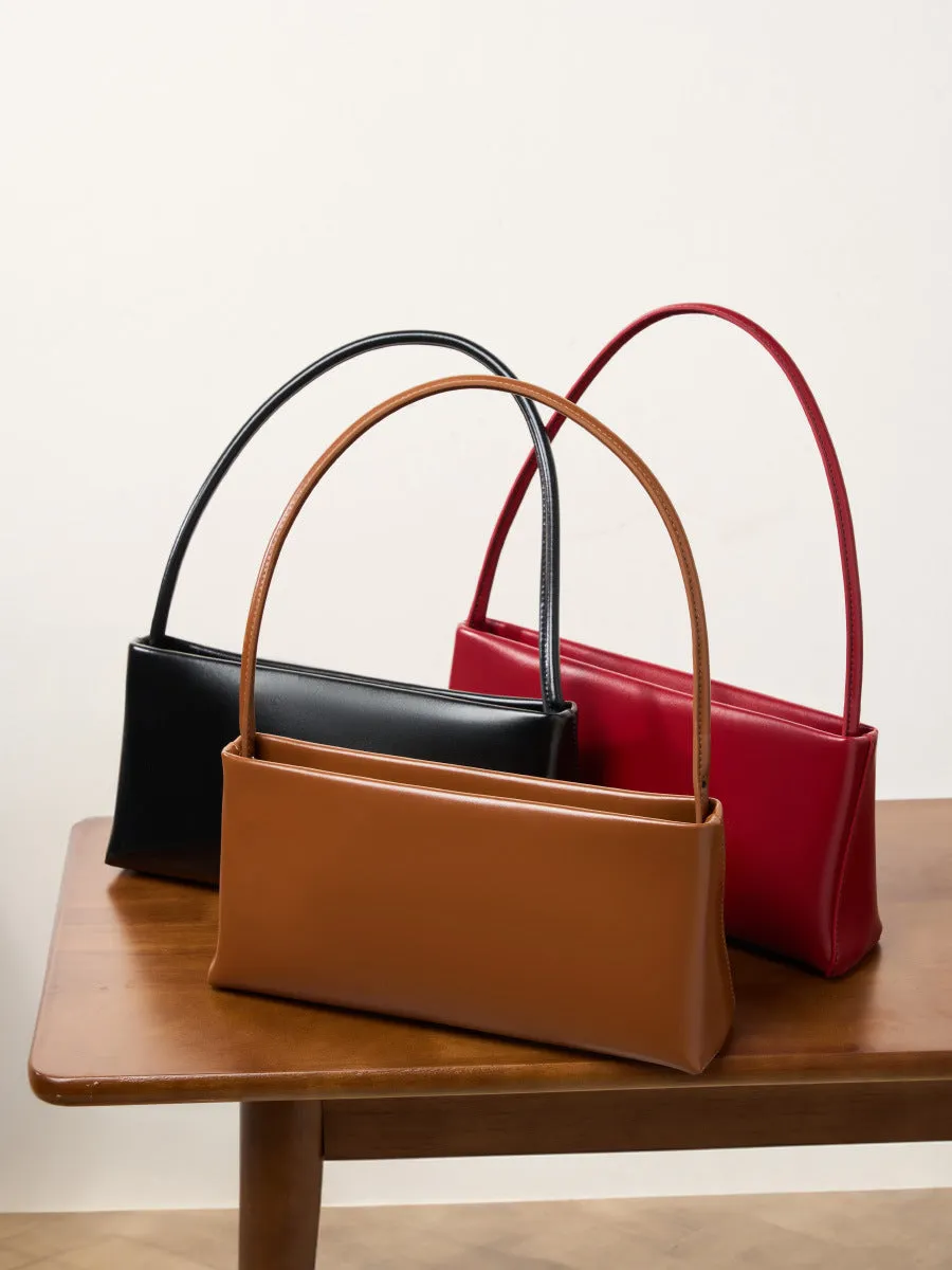 Women Minimalism Fashoin Leather Shoulder Bag