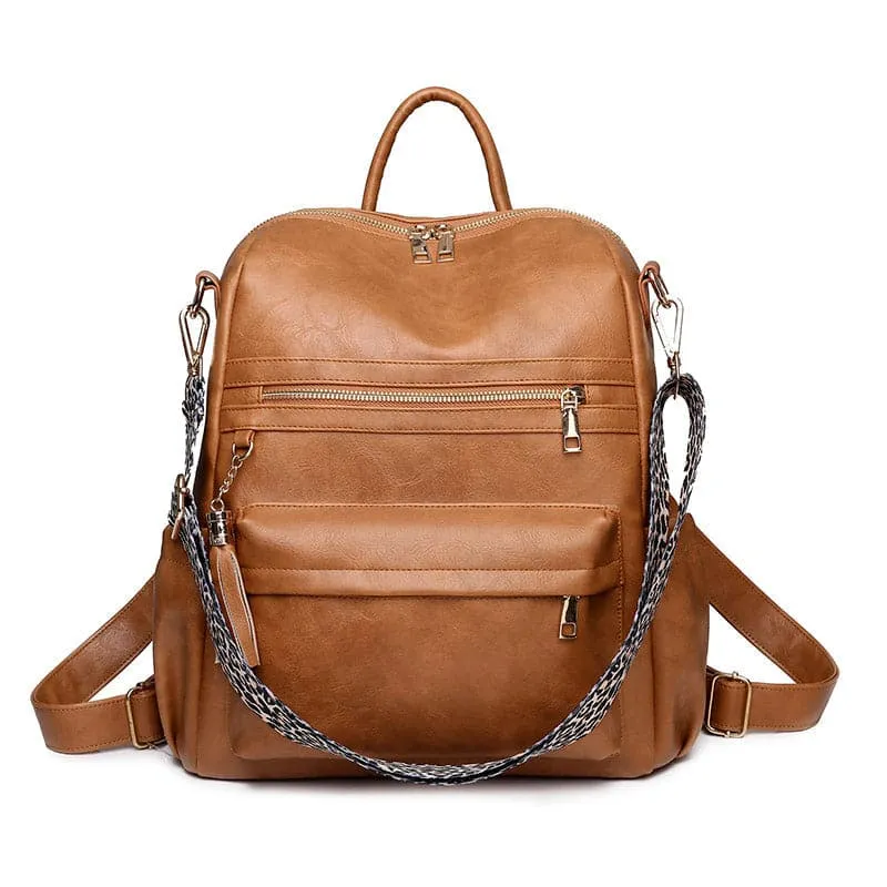 Women's Fashion Tassel Pendant Backpack